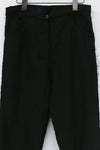 marc le bihan linen trousers 2440-E21 BLACK
